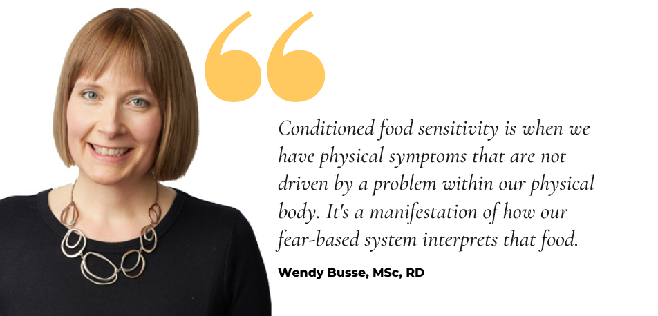 Wendy Busse - Conditioned food sensitivity