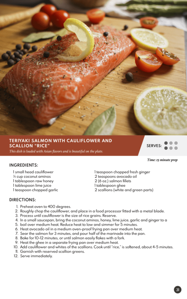 The Low Folate Cookbook Salmon Recipe